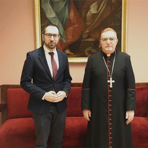 Susret kardinala Bozanića i gradonačelnika Tomaševića